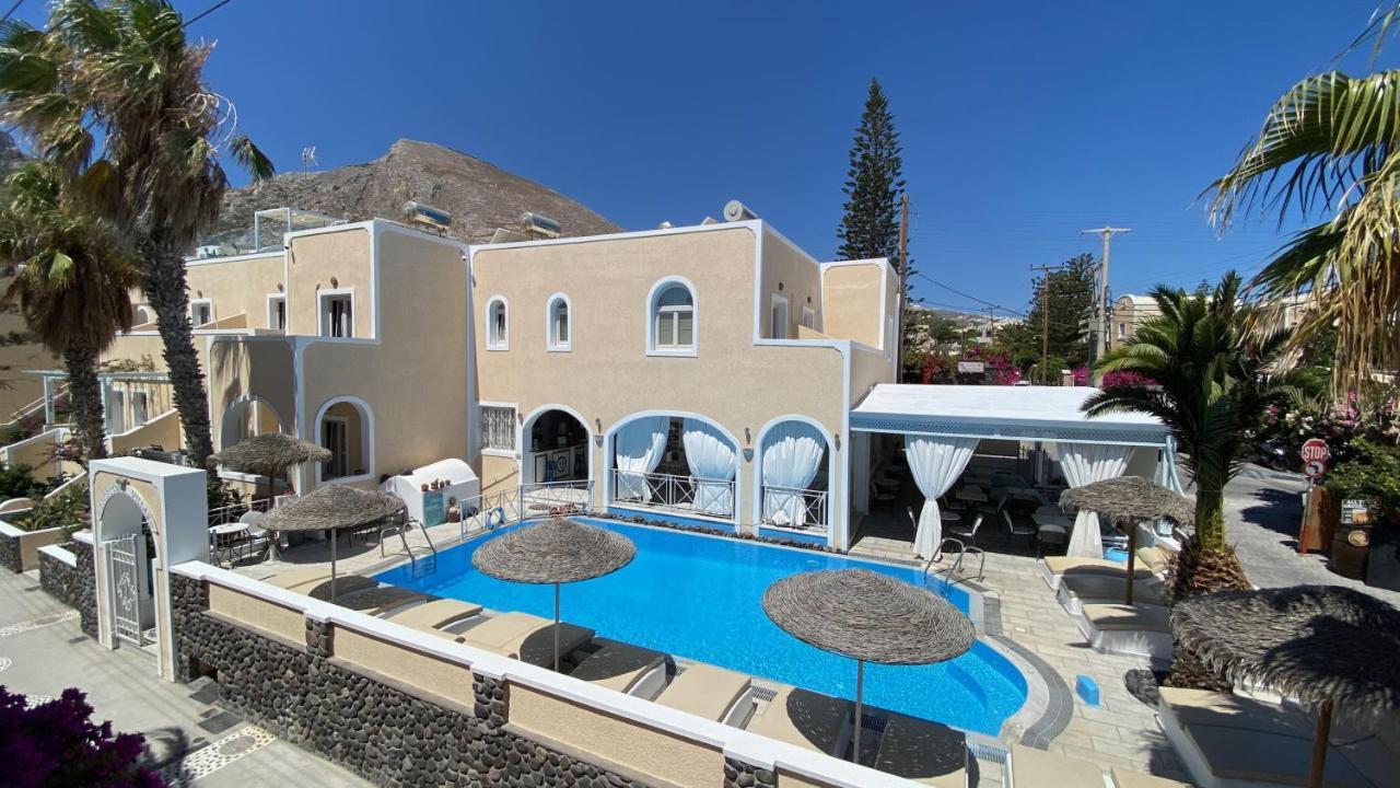 Dioskouri Art Villas Kamari  Bagian luar foto