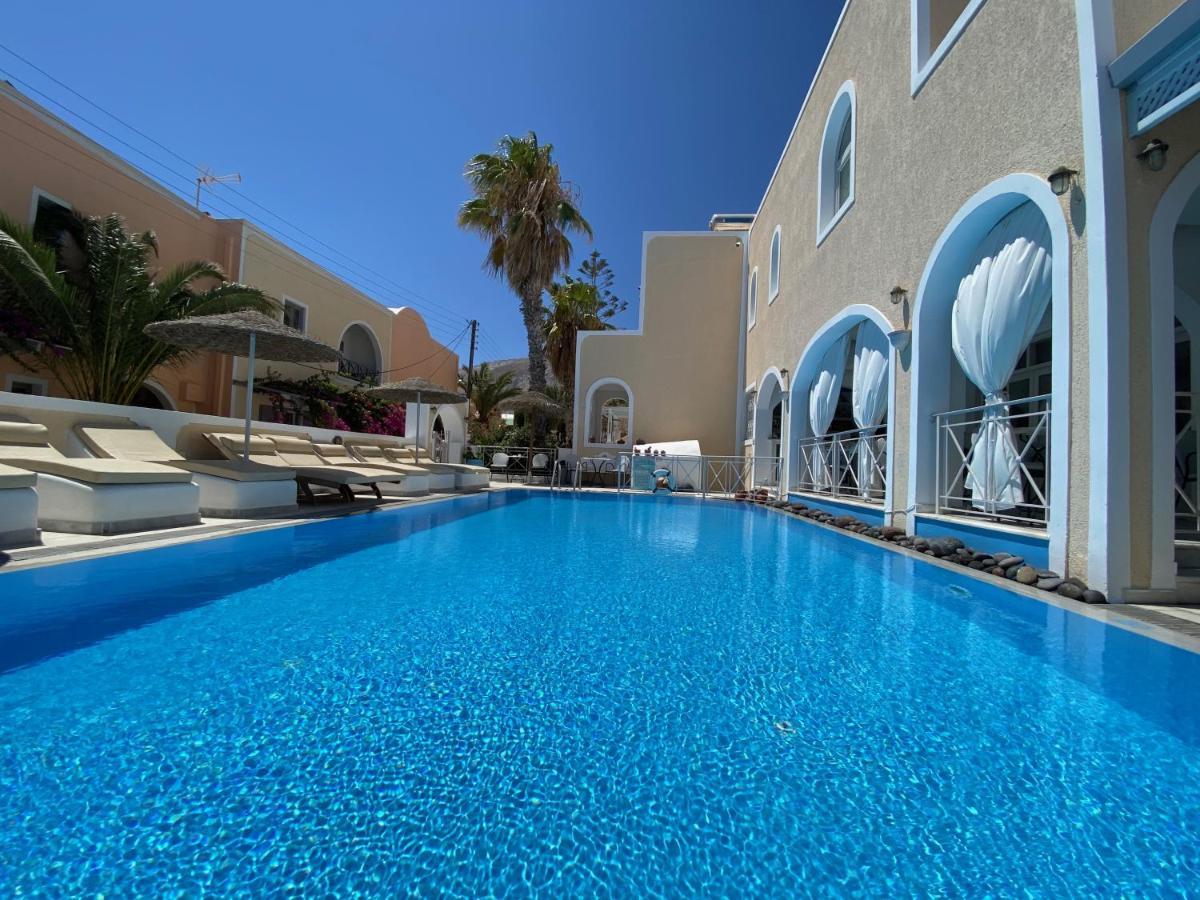 Dioskouri Art Villas Kamari  Bagian luar foto