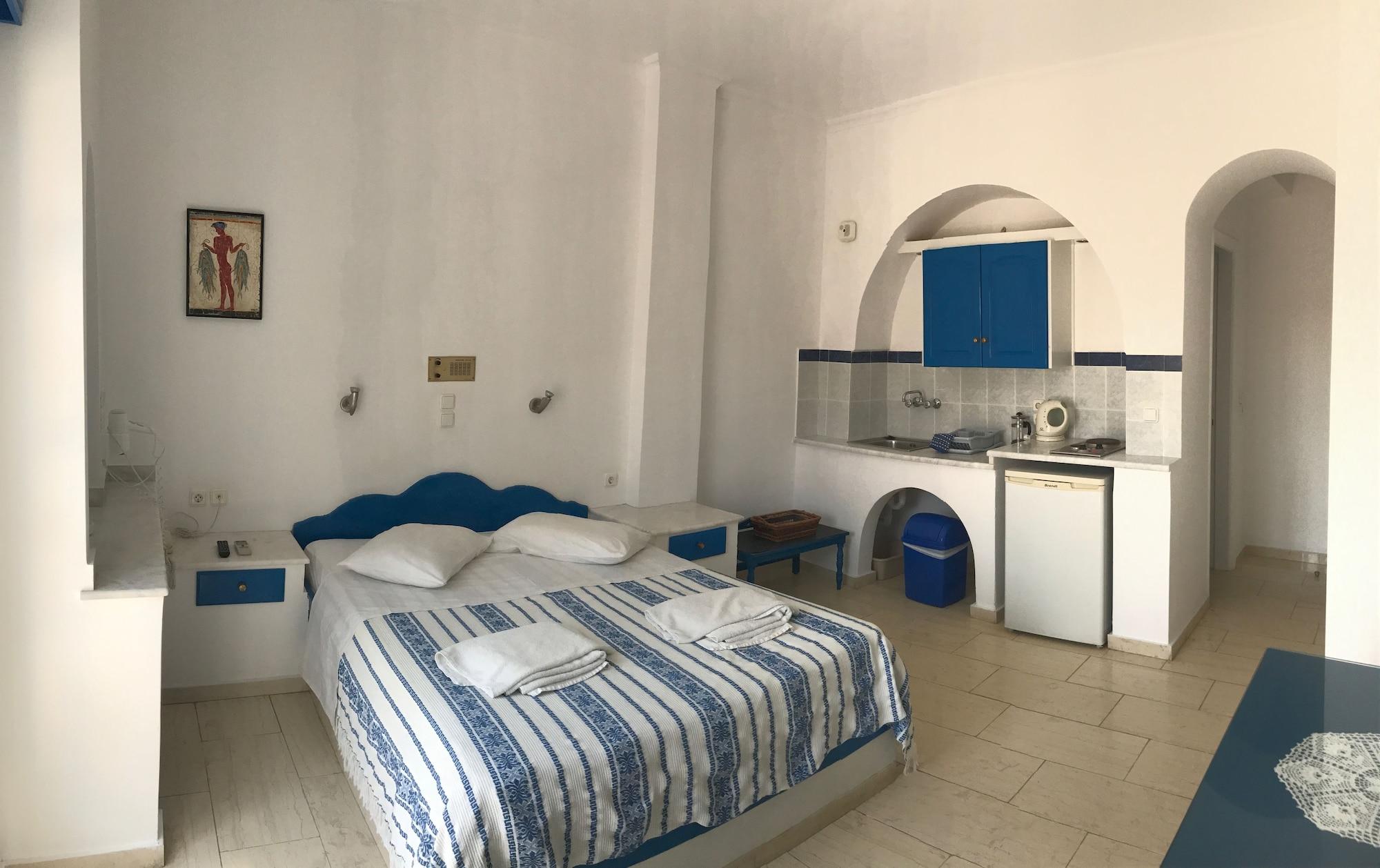 Dioskouri Art Villas Kamari  Bagian luar foto