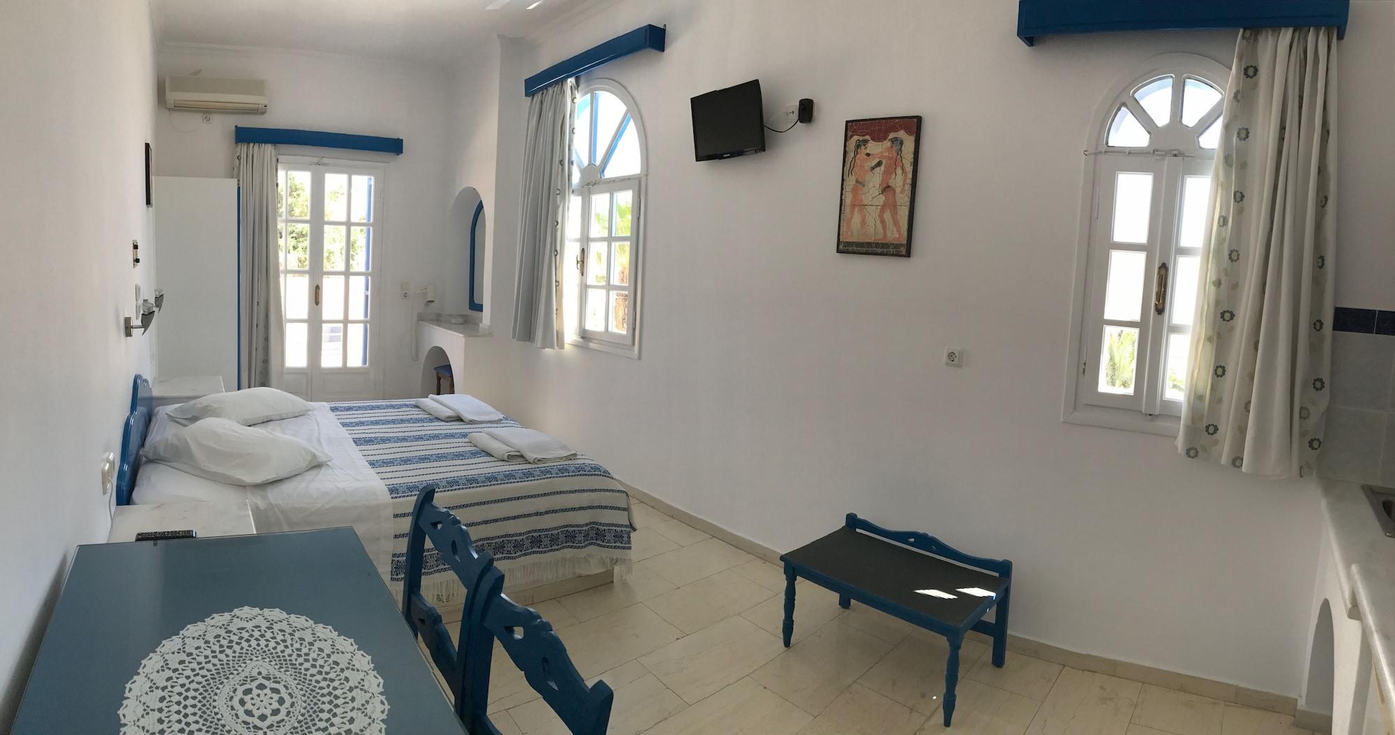 Dioskouri Art Villas Kamari  Bagian luar foto
