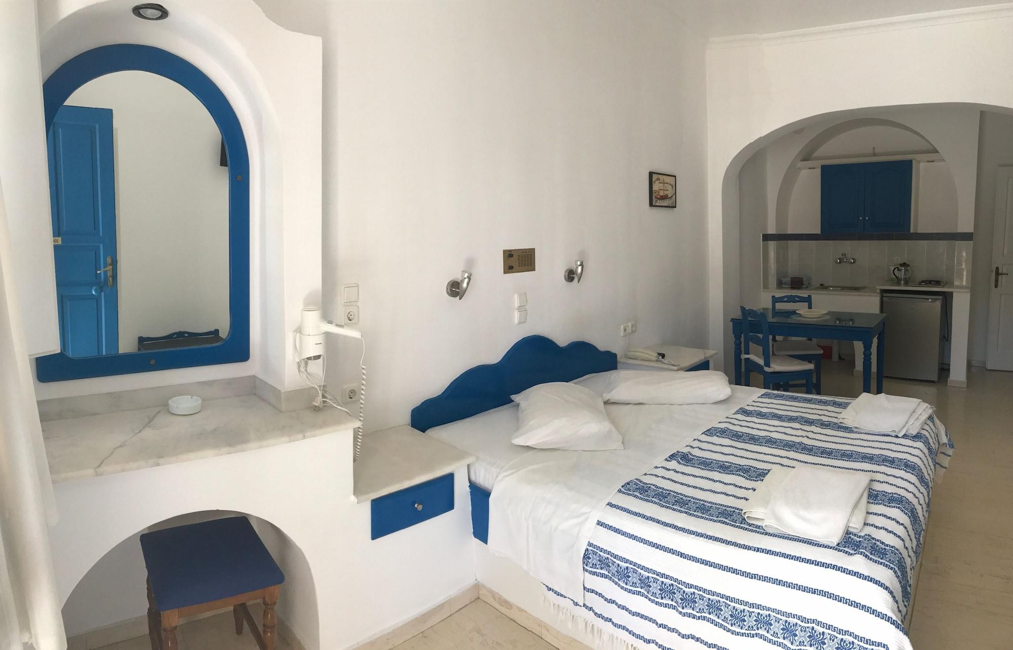 Dioskouri Art Villas Kamari  Bagian luar foto