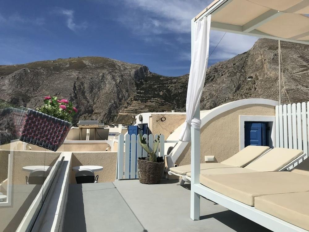 Dioskouri Art Villas Kamari  Bagian luar foto