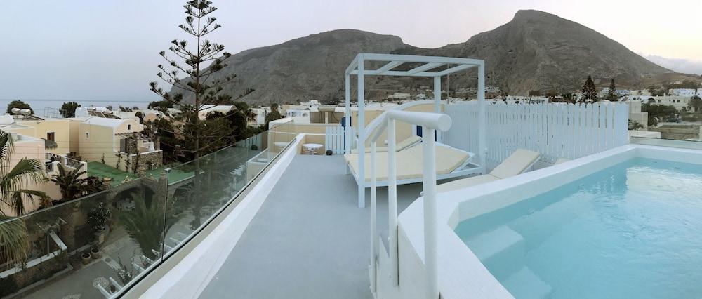 Dioskouri Art Villas Kamari  Bagian luar foto
