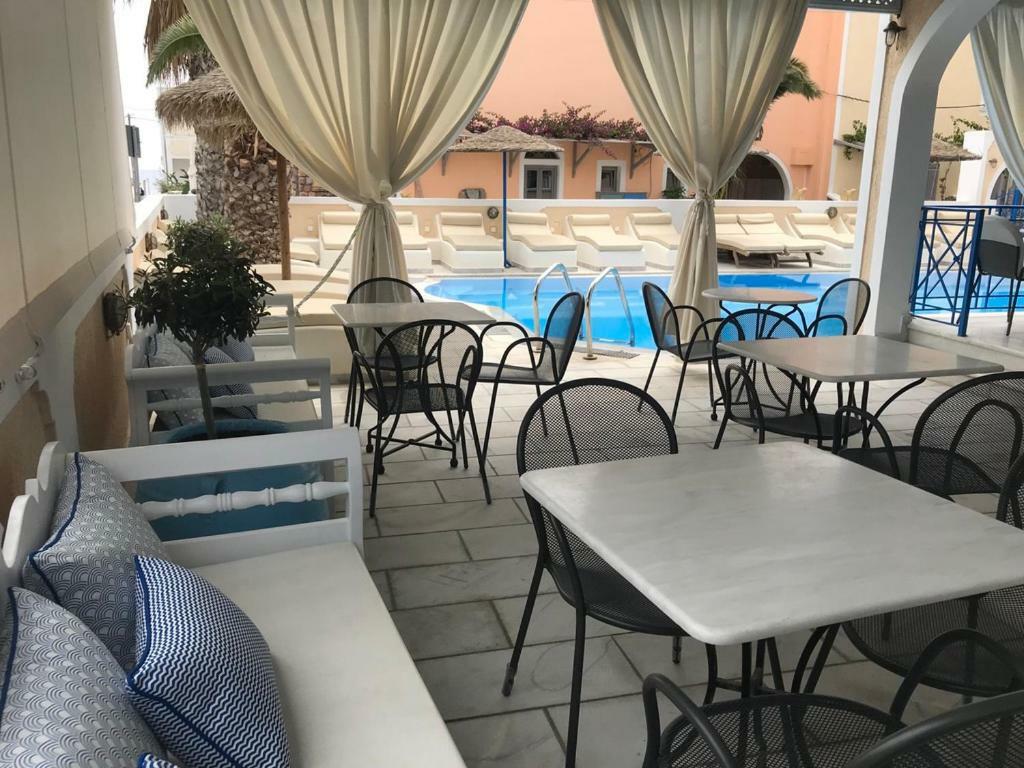 Dioskouri Art Villas Kamari  Bagian luar foto